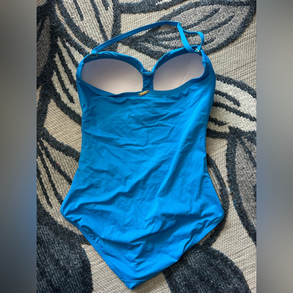 Anne Cole Women's Live In Color Twist Front Shirred One Piece Swimsuit - Picture 6 of 8